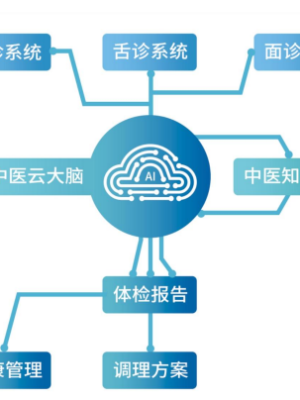脉象健康体质辨识仪工作图